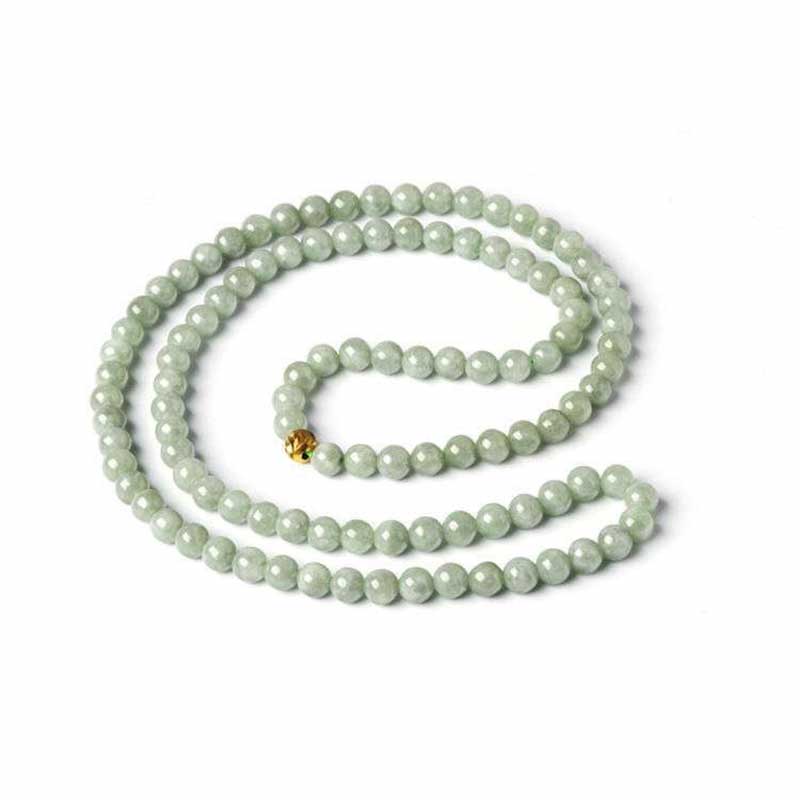 Bracciale Mala della fortuna in giada con 108 perle - image 9