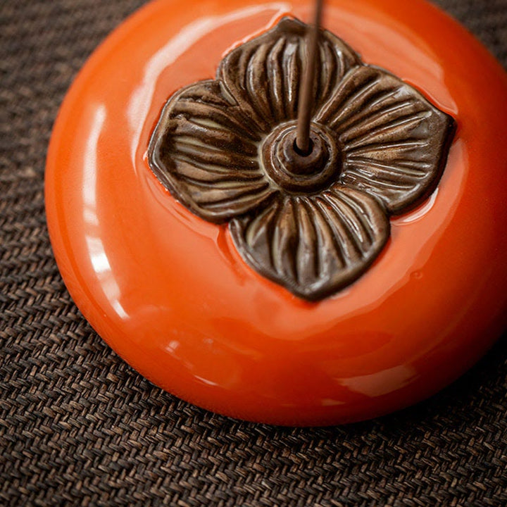Bruciatore di incenso in ceramica per meditazione e guarigione, porta incenso