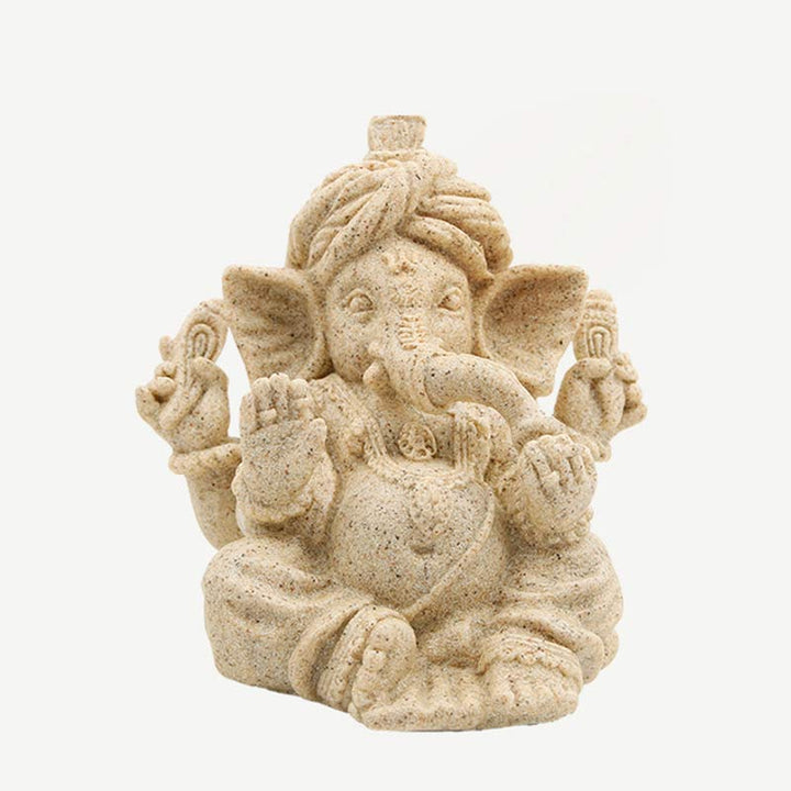 Statua dell'elefante Ganesh Ganpati Benedizione Protezione Decorazione della casa - 16*14*16 cm - image 0