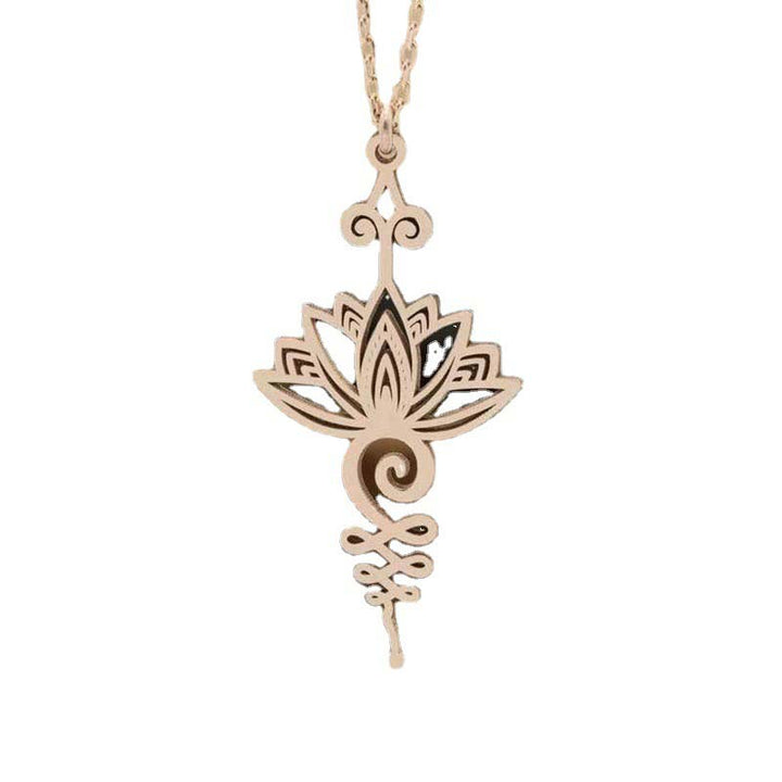 Buddha Stones Collana con ciondolo "Lotus Luck Wealth" - image 6