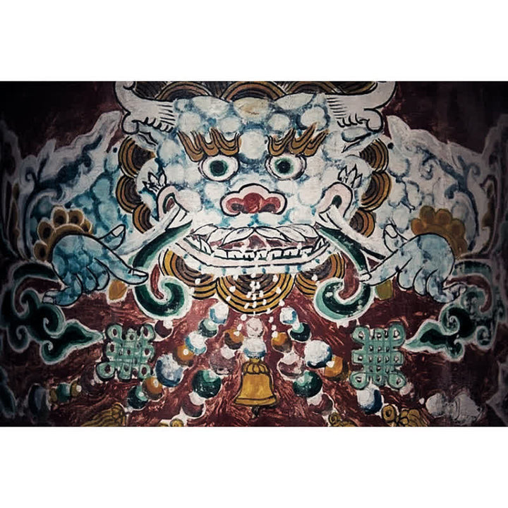 Buddha Stones Tibetano Osso di Cammello Teschio Il Signore del Cadavere Collana con Ciondolo per la Protezione della Foresta - image 10