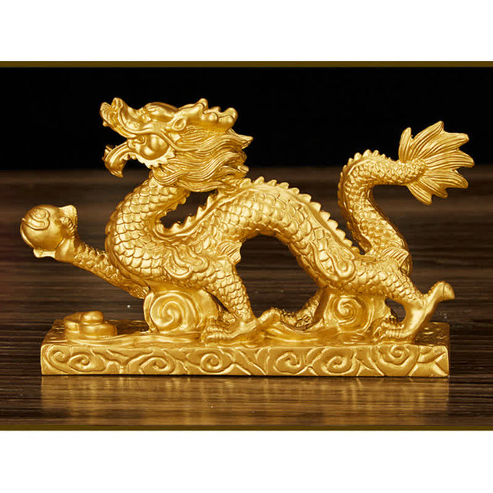 Buddha Stones Feng Shui Drago Nuvola di buon auspicio Ricchezza Fortuna Decorazione - image 8