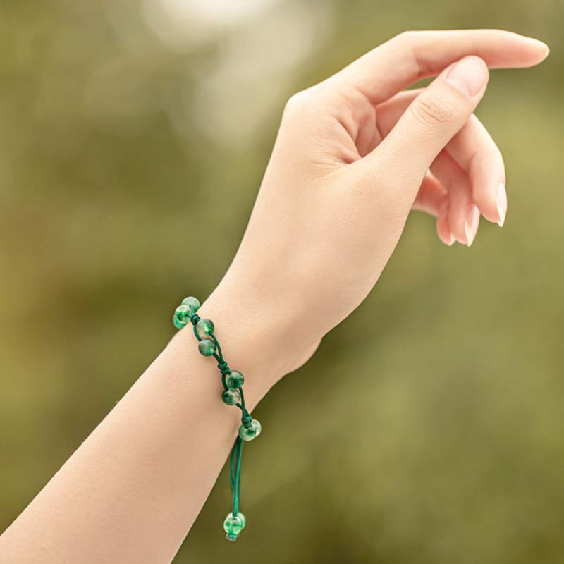 Bracciale Buddha Stones Agata Rossa Agata Muschiata Cinabro Calma