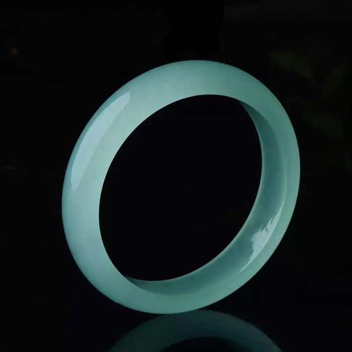Braccialetto Buddha Stones Natural Jade Luck Healing Prosperity Bangle - image 11
