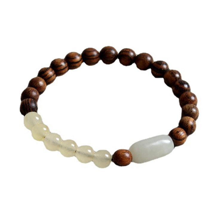 Bracciale Buddha Stones Jade Sandalwood Luck Abbondanza