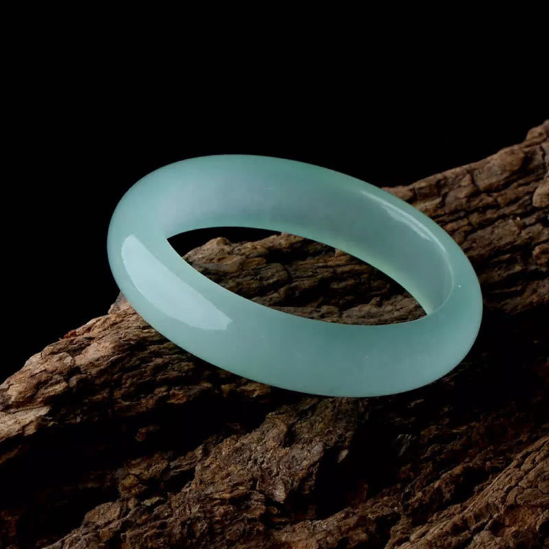 Braccialetto Buddha Stones Natural Jade Luck Healing Prosperity Bangle - image 12