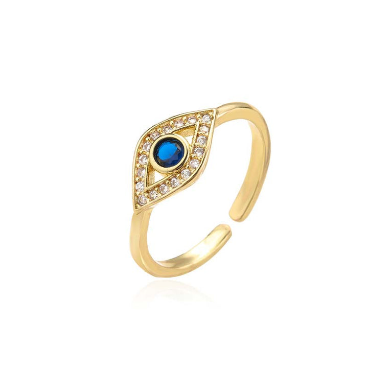 Anello di rame con benedizione per protezione dal malocchio Buddha Stones