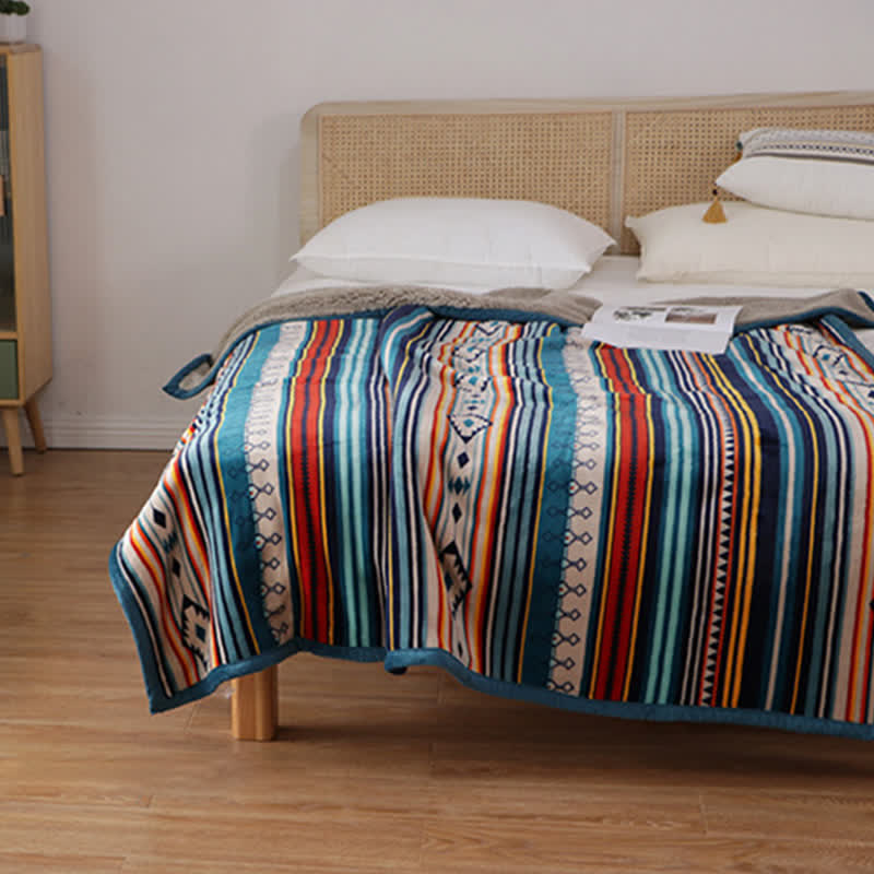 Coperta da letto morbida e calda geometrica Buddha Stones - image 15