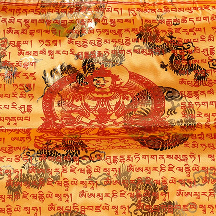 Buddha Stones Bandiere di preghiera tibetane a 5 colori con simbolo del cavallo del vento, benedizione e longevità, per esterni, 20 pezzi. - image 9