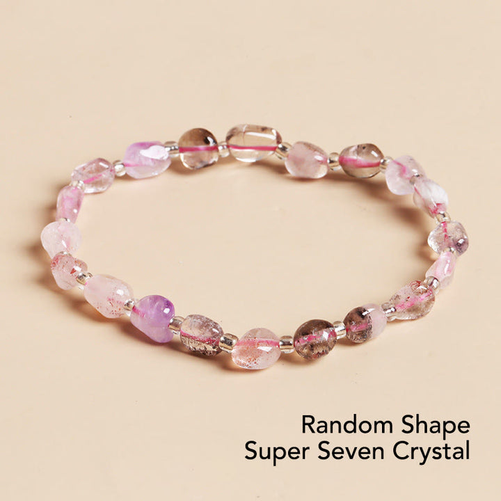 Braccialetto di equilibrio per meditazione in cristallo di pietra di forma irregolare naturale Buddha Stones