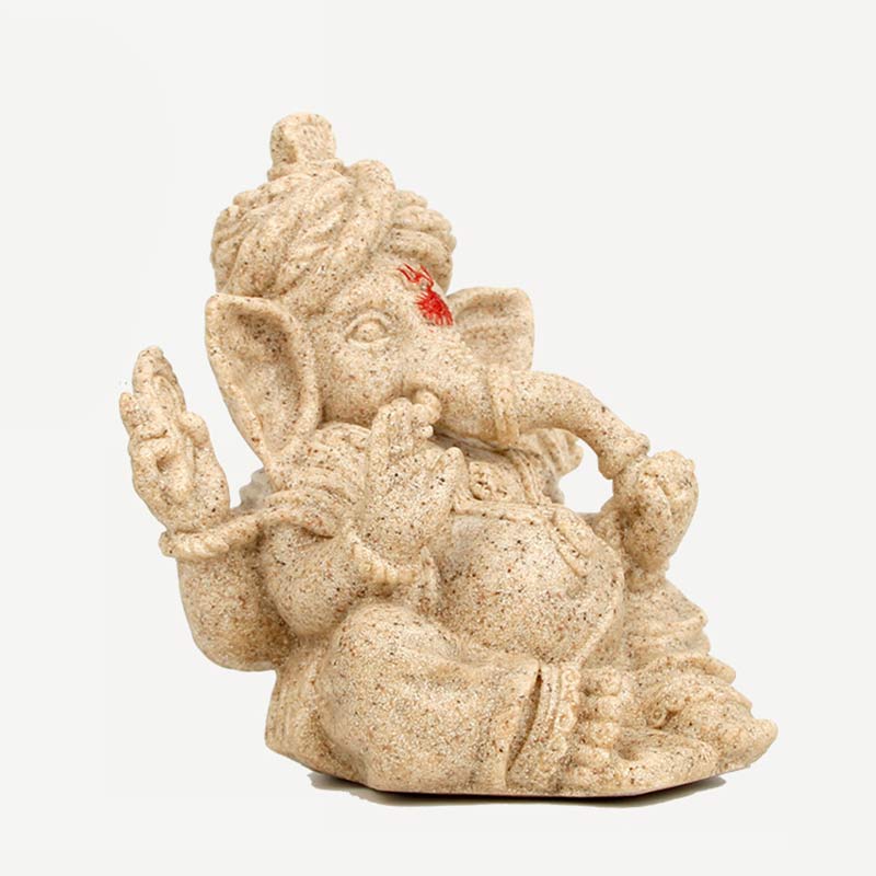 Statua dell'elefante Ganesh Ganpati Trasformazione Decorazione della casa - image 6