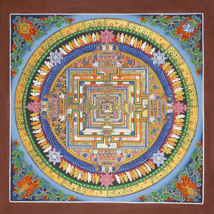 Buddha Stones Pittura Thangka tibetana, benedizione, decorazione fatta a mano - image 10