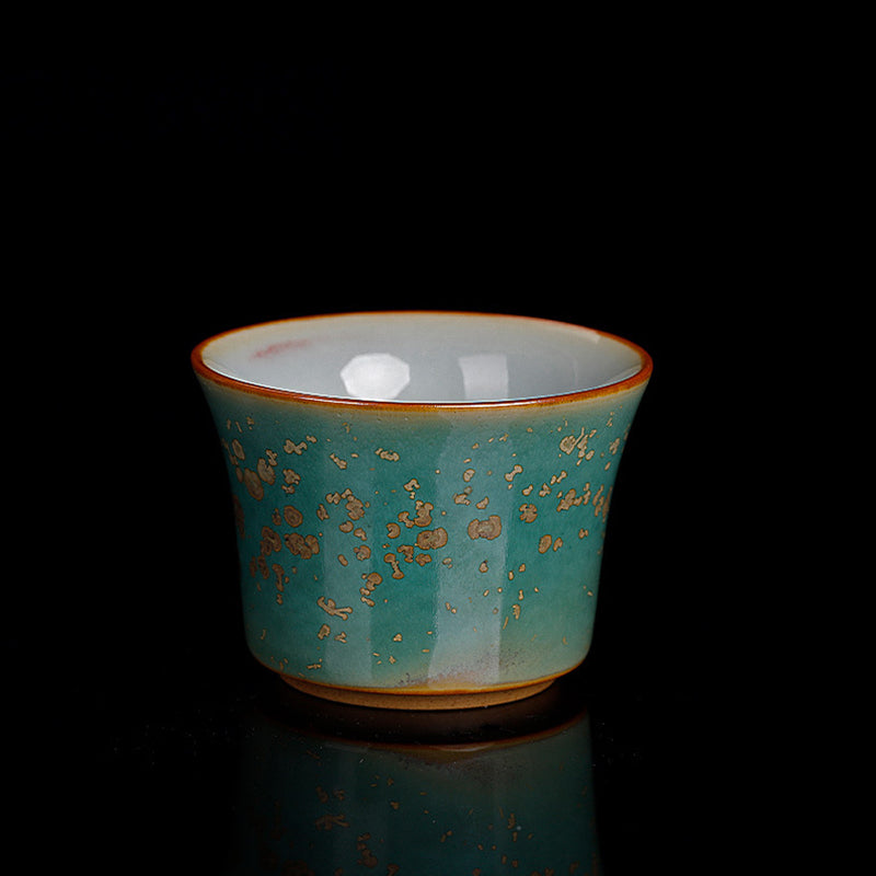 Buddha Stones Kiln Change Ceramica Bambù Design Tazza da tè Kung Fu Tazza da tè