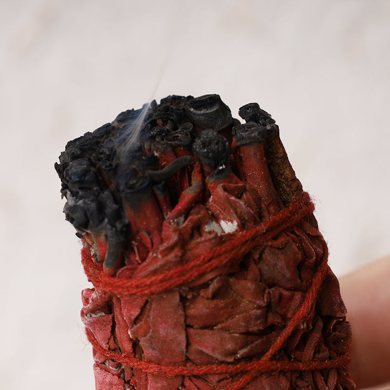 Buddha Stones, bastoncino di salvia con sangue di drago, per purificare l'energia negativa in casa, incenso, meditazione, rituali di guarigione