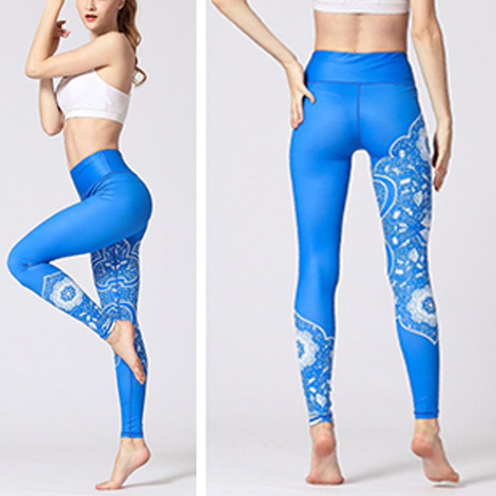 Pantaloni da yoga con stampa Buddha Stones Lines Weeds Sakura Flowers Black Tree, sportivi, fitness, yoga, leggings, pantaloni da yoga da donna - image 1