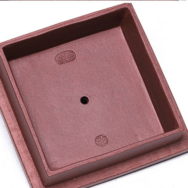 Buddha Stones Yixing Tutto Fatto a Mano Gomoku Giocare a Scacchi Argilla Viola Kung Fu Teiera Quadrata 280ml - image 21