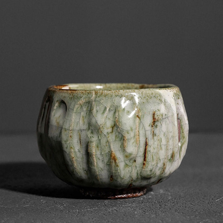 Buddha Stones fatte a mano semplice trama di ghiaccio rotto tazza da tè cinese Jianzhan in ceramica tazza da tè Kung Fu