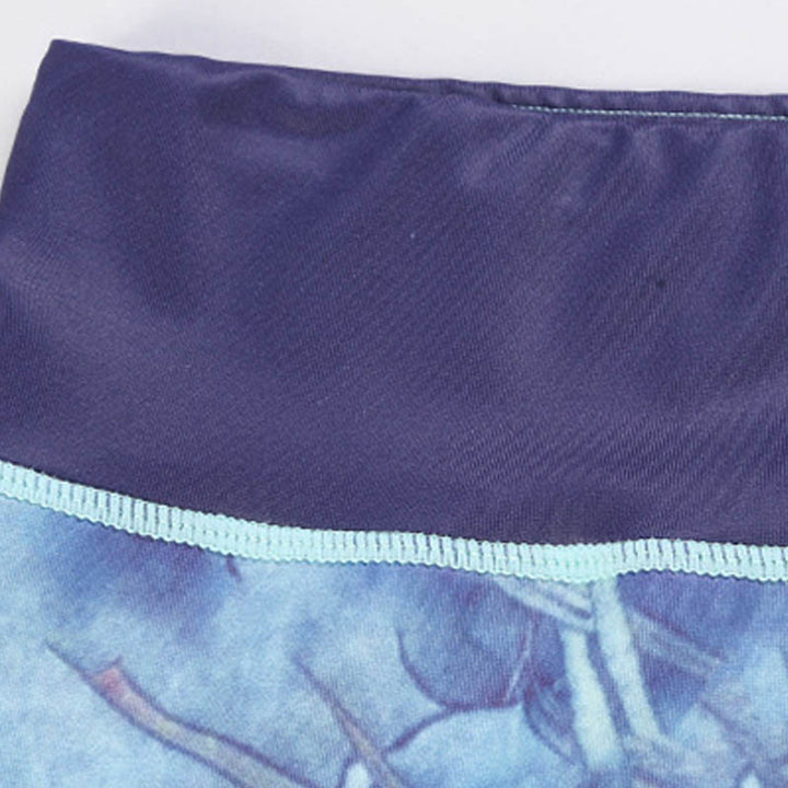 Pantaloni da yoga sportivi da donna con stampa di fiori di loto Buddha Stones, leggings per fitness e yoga. - image 14