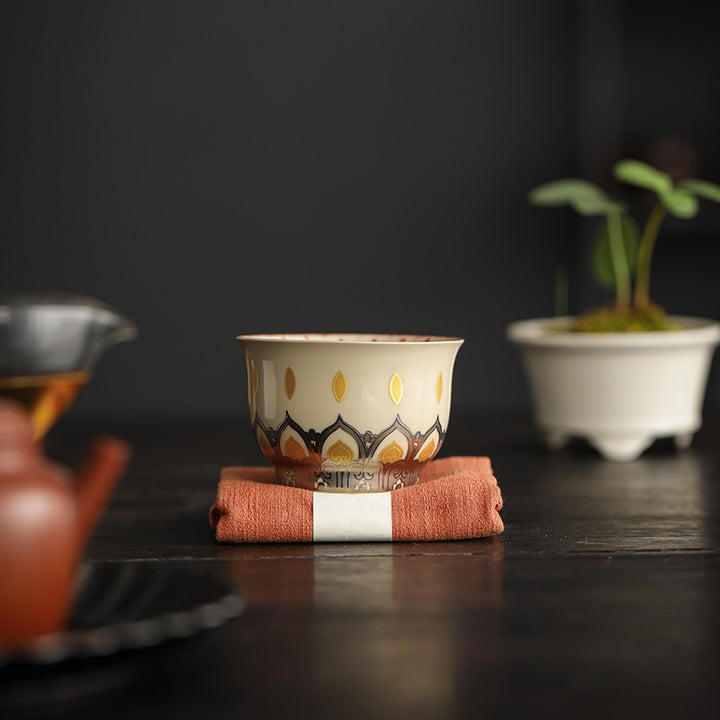 Buddha Stones Dunhuang Color Thousand Buddhas Tazza da tè Kung Fu Tazza da tè 100ml