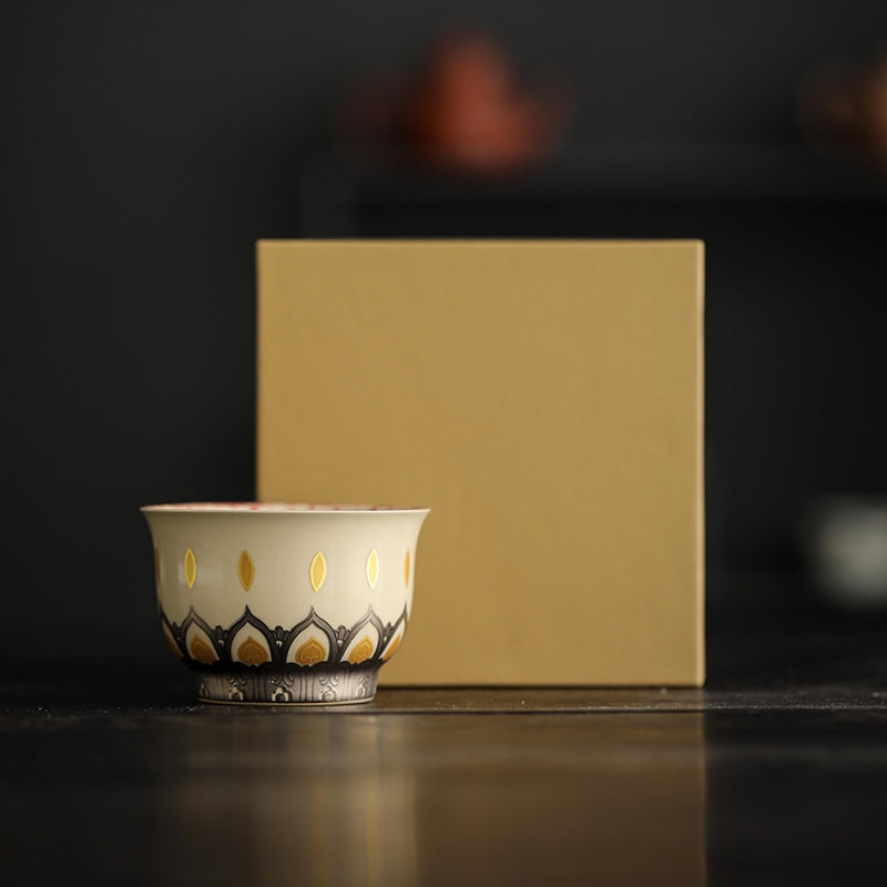 Buddha Stones Dunhuang Color Thousand Buddhas Tazza da tè Kung Fu Tazza da tè 100ml