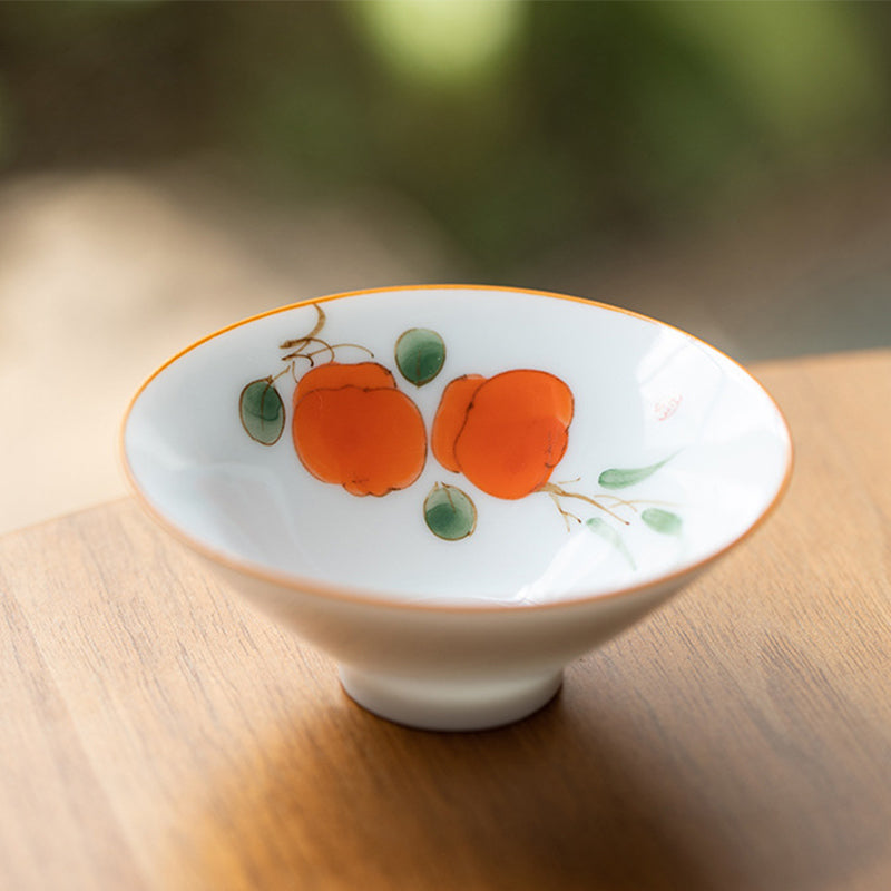 Buddha Stones Mandala Fiore Koi Pesce Loto Uccello Cachi Tazza da tè Kung Fu Tazza da tè 50ml
