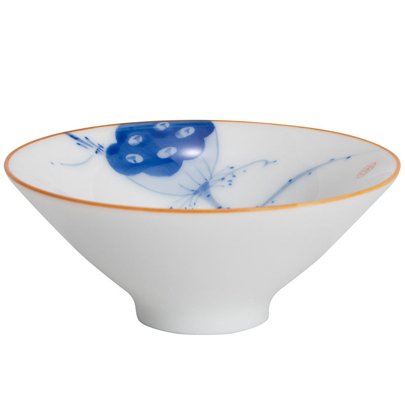 Buddha Stones Mandala Fiore Koi Pesce Loto Uccello Cachi Tazza da tè Kung Fu Tazza da tè 50ml