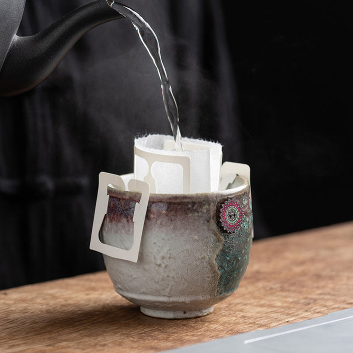Buddha Stones Girasole Kiln Change Tazza da caffè in ceramica Tè Latte Espresso Tazza da caffè 250ml