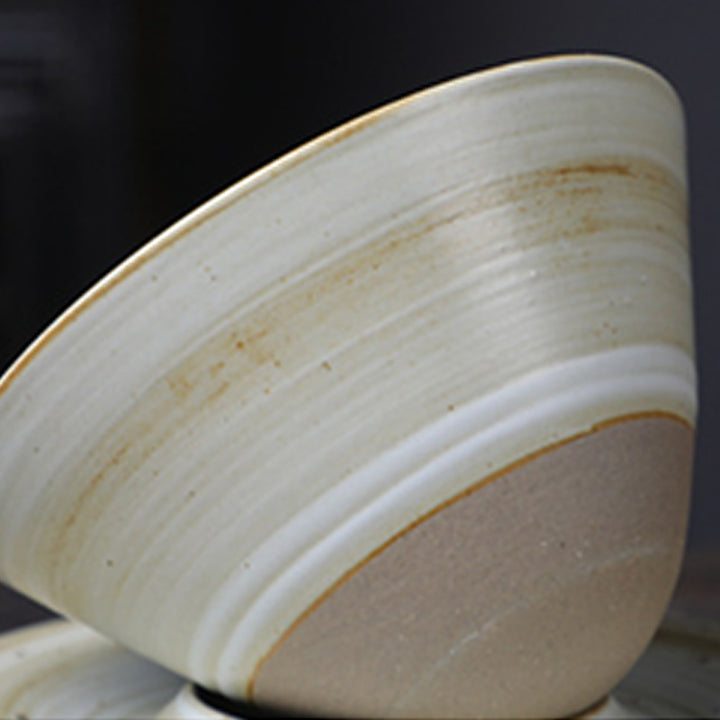 Tazza da caffè in ceramica con design del pianeta Buddha Stones , tazza da caffè in ceramica grezza con piattino