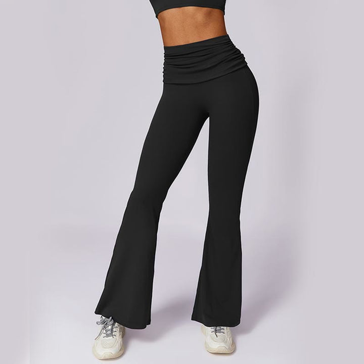 Buddha Stones Canotta senza maniche con spalline e schiena scoperta Reggiseno Pantaloni svasati Sport Fitness Yoga - image 36