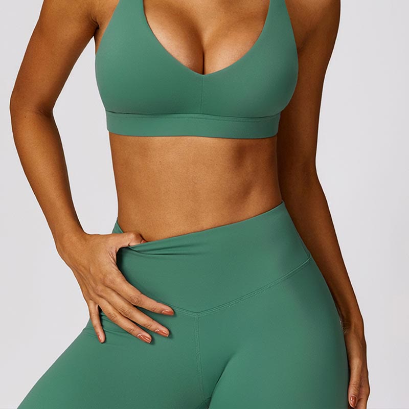 Buddha Stones Donna Manica Corta T-Shirt Top Vita Alta Leggings Pantaloni Per Sport Yoga - image 38