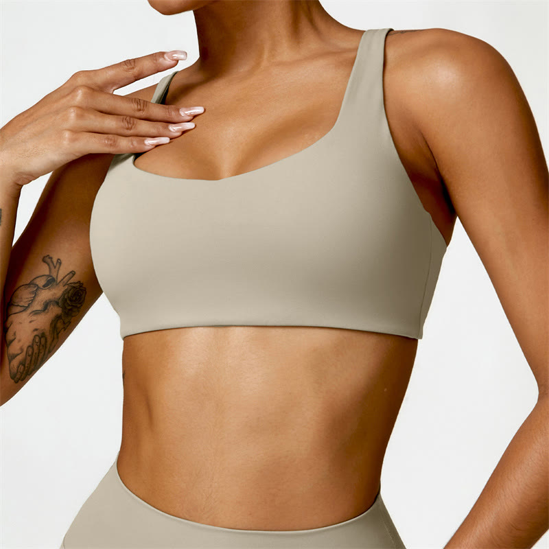 Buddha Stones Gym Sport Yoga Reggiseno senza schienale Canotta corta Pantaloncini - Marrone - Superiore - US6, UK/AU10, EU38 (XL) - image 48