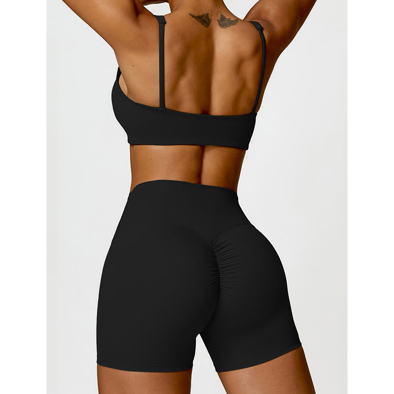 Buddha Stones Gym Sport Yoga Reggiseno senza schienale Canotta corta Pantaloncini - image 2