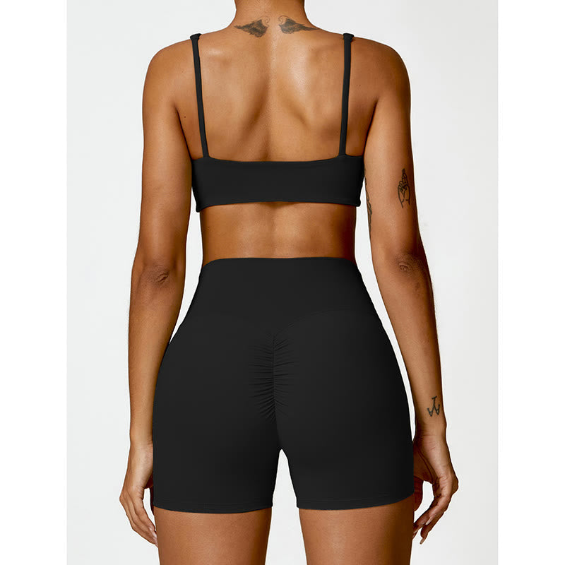 Buddha Stones Gym Sport Yoga Reggiseno senza schienale Canotta corta Pantaloncini - image 3