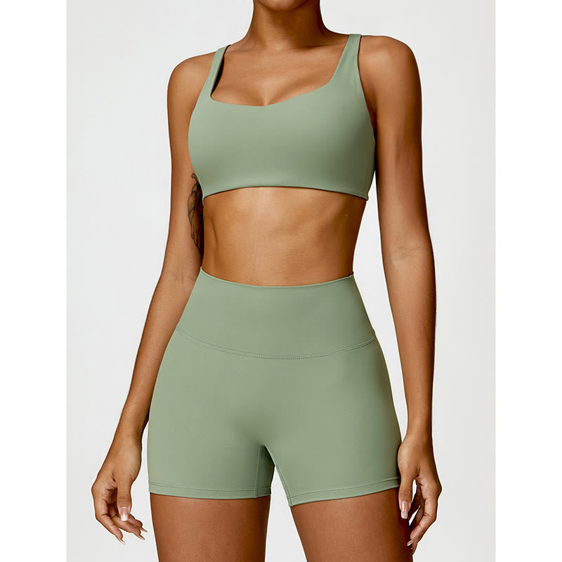 Buddha Stones Gym Sport Yoga Reggiseno senza schienale Canotta corta Pantaloncini - image 26