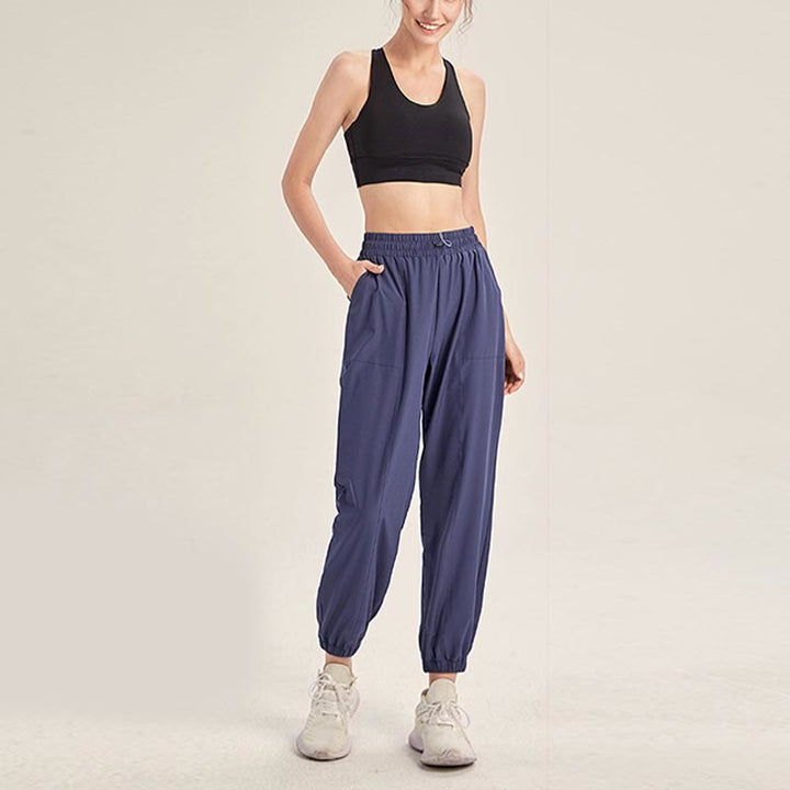 Pantaloni sportivi da yoga fitness Buddha Stones con tasche - image 4