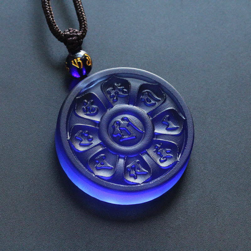 Collana di illuminazione del loto di Liuli Manjusri Buddha Stones