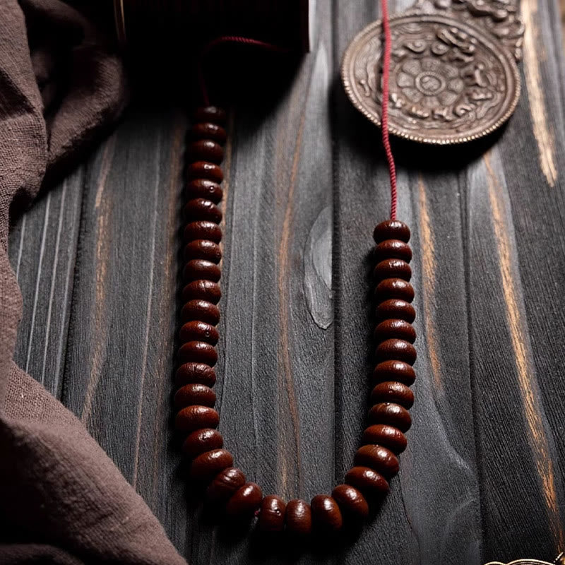 Buddha Stones Tibet naturale 108 Mala perline viola Bodhi Seed Hetian ciano giada rame Dorje braccialetto della pace