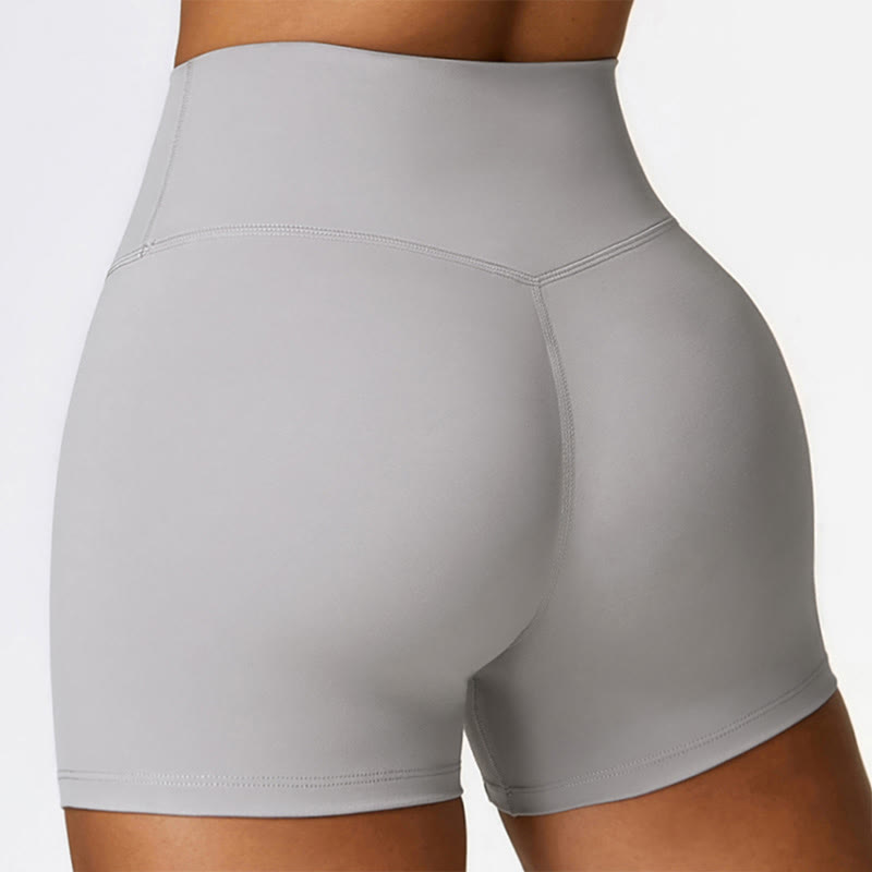 Canotta corta tinta unita Buddha Stones , pantaloncini a vita alta, abbigliamento sportivo per palestra e yoga - image 35
