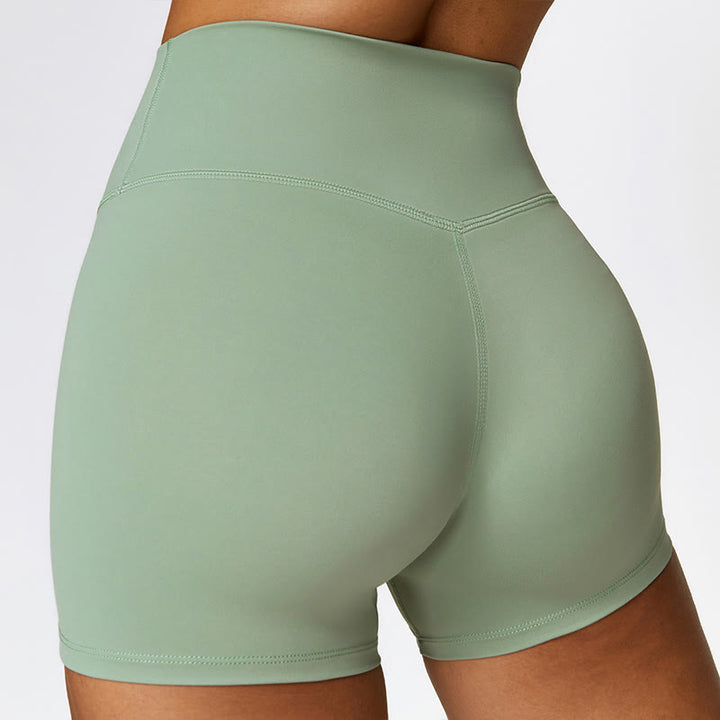 Canotta corta tinta unita Buddha Stones , pantaloncini a vita alta, abbigliamento sportivo per palestra e yoga - image 59