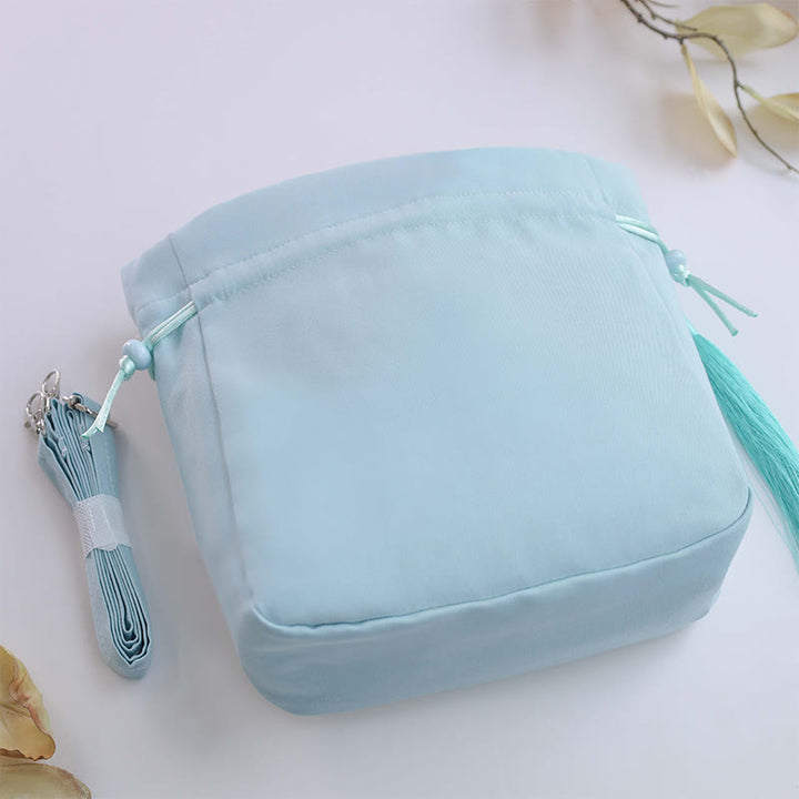 Buddha Stones Suzhou Ricamo Coniglio Loto Epiphyllum Peonia Magnolia Tote Borsa a tracolla Borsa a tracolla Borsa a mano