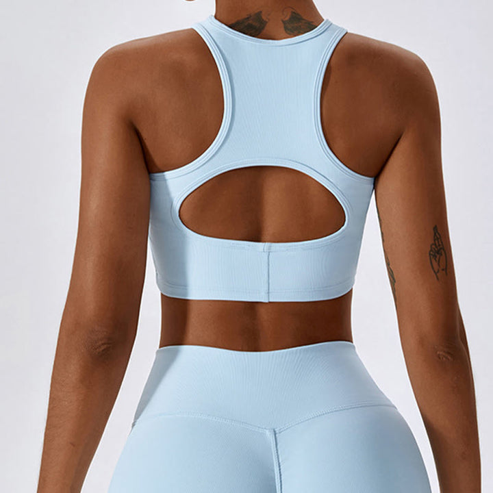 Canotta senza maniche Buddha Stones Crop Pantaloni svasati Sport Fitness Yoga - image 39