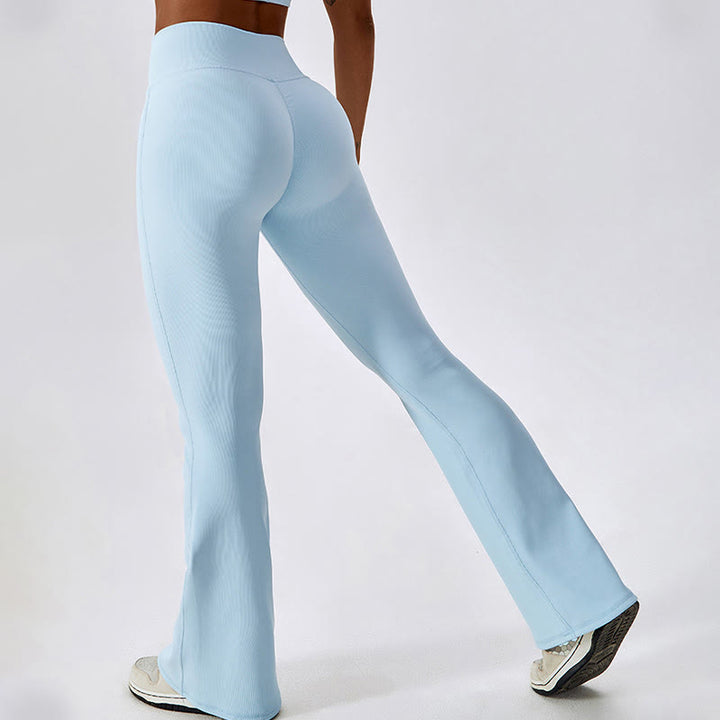 Canotta senza maniche Buddha Stones Crop Pantaloni svasati Sport Fitness Yoga - image 44