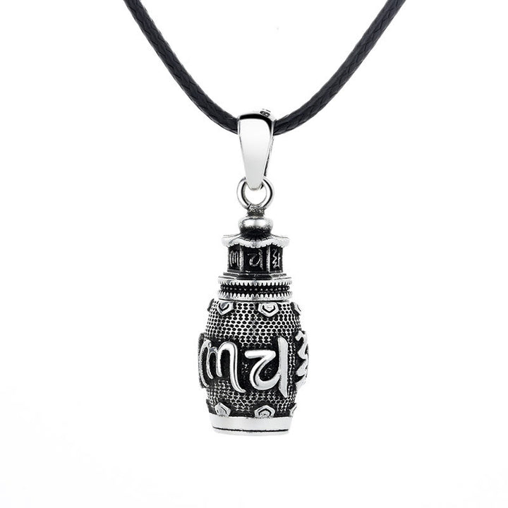 Collana con ciondolo in rame con Buddha Stones Om Mani Padme Hum e creatività - image 5