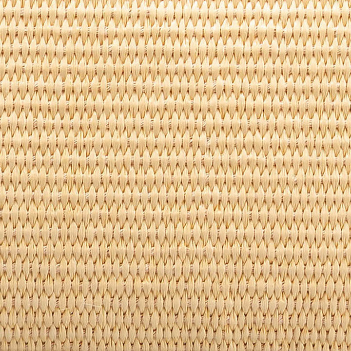 Borsa a tracolla con nappe, motivo : Buddha Stones Beach Geometry, in paglia intrecciata
