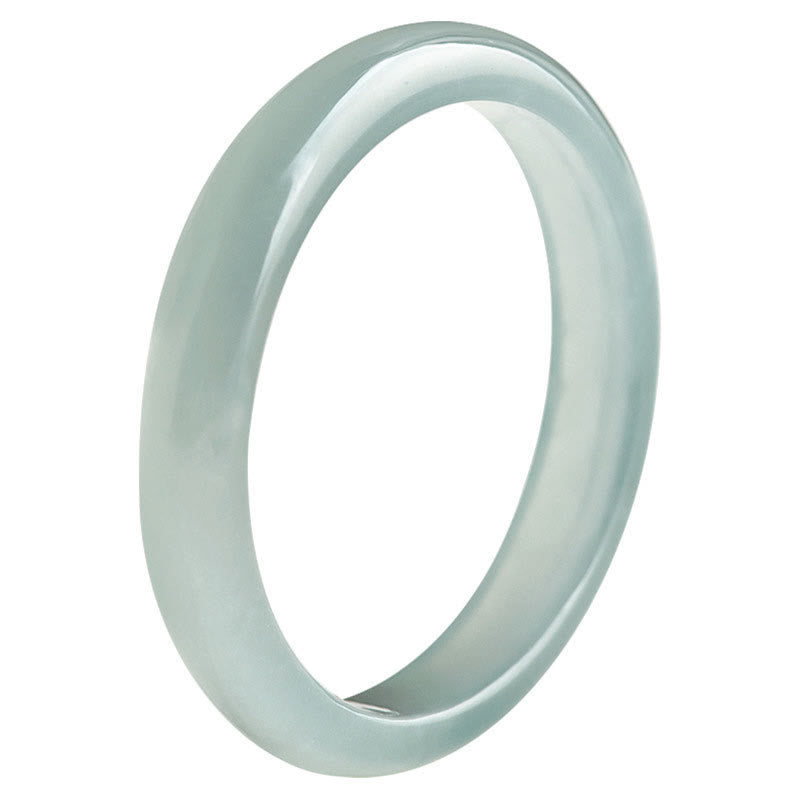 Anello di fortuna e prosperità in giada naturale Buddha Stones