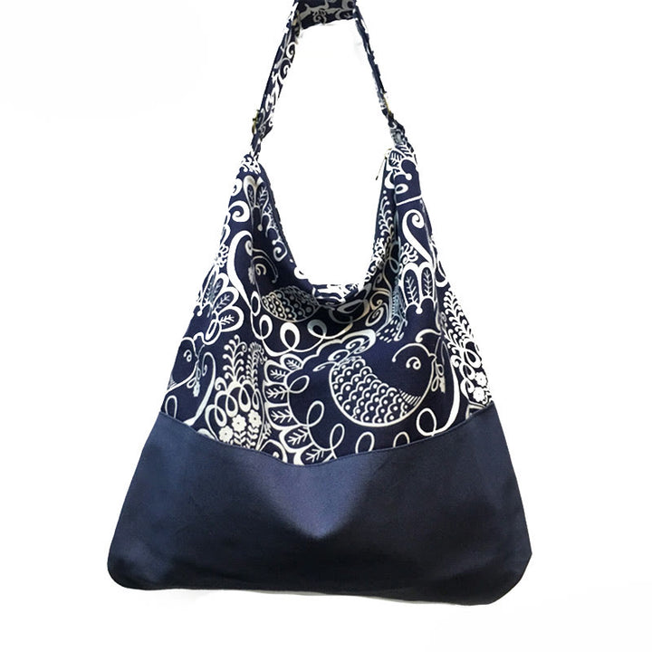 Borsa a tracolla in cotone Buddha Stones
