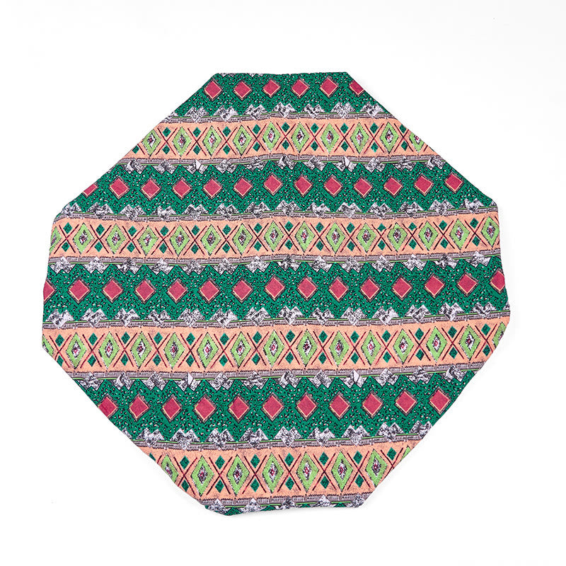 Borsa a tracolla in cotone con motivo a strisce colorate Buddha Stones - image 21