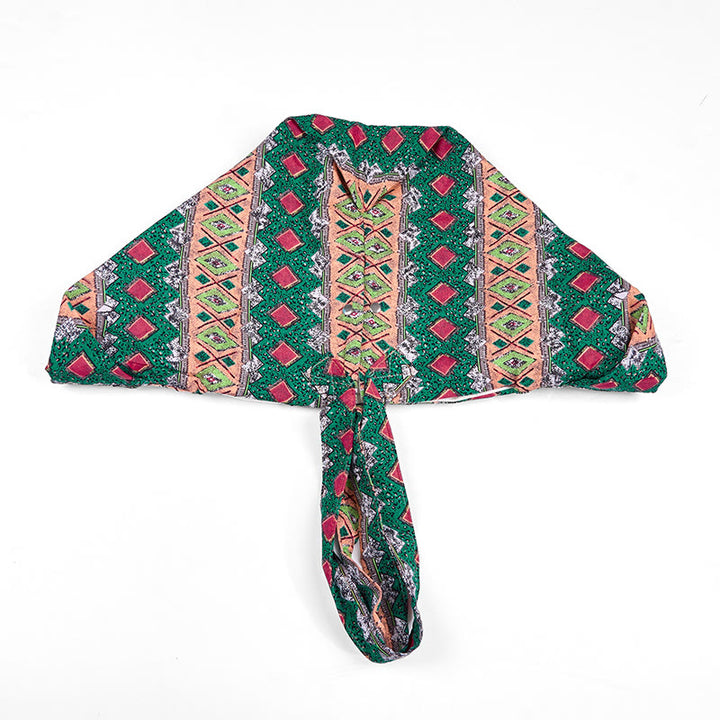 Borsa a tracolla in cotone con motivo a strisce colorate Buddha Stones - image 22