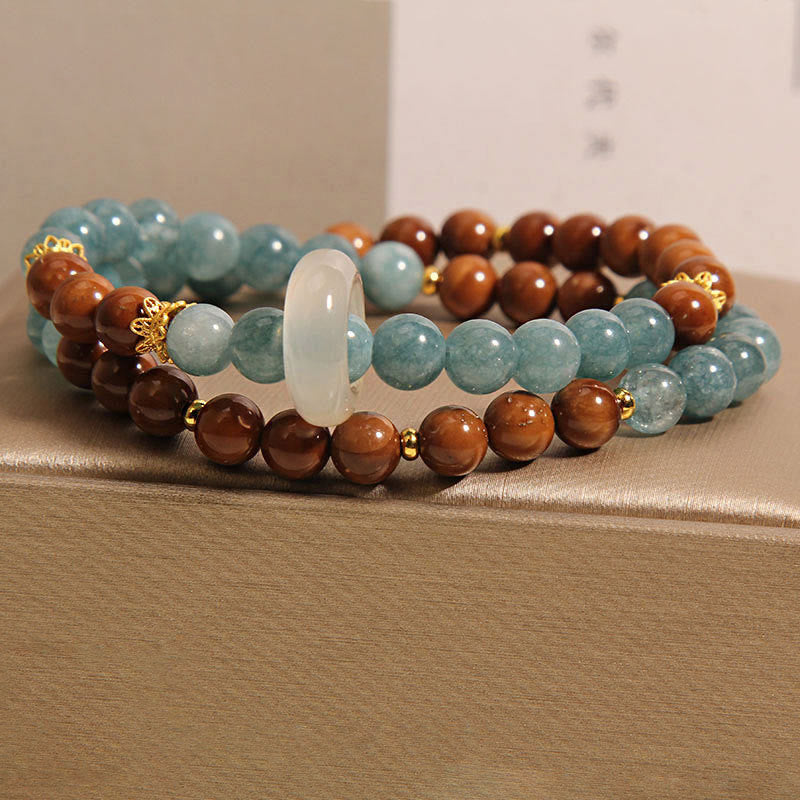 Braccialetto di giada con semi di Kuka Buddha Stones, ricchezza e fortuna