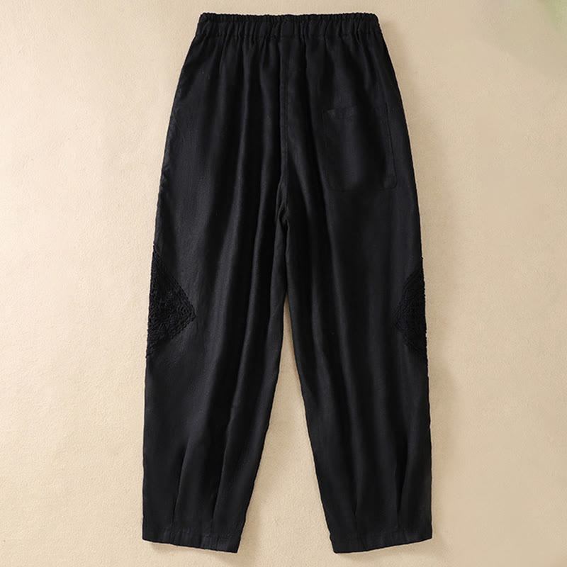 Pantaloni harem da donna estivi con coulisse e tasche Buddha Stones - image 5